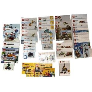 Lot Lego Instruction Books/Manuals-5.8 Lbs Marvel Harry Potter Minecraft & More